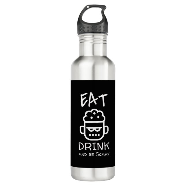 Halloween Zombie              710 Ml Water Bottle (Front)