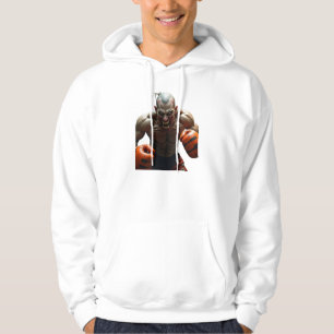 Halloween Zombie Boxer - Combat Sports Design Hoodie