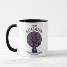 Halloween Zombie Hand Mug – Trick or Treat Spooky 