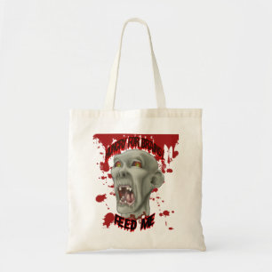 Halloween Zombie Head Tote Bag