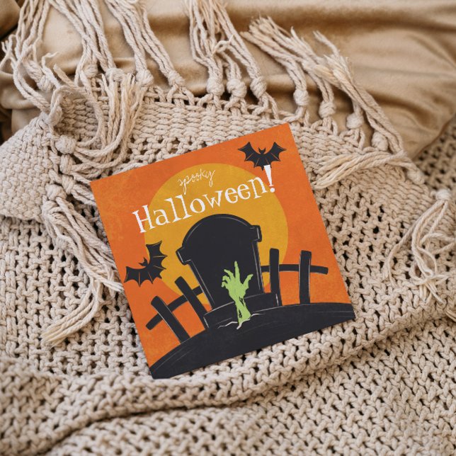 Halloween Zombie Holiday Card (Creator Uploaded)