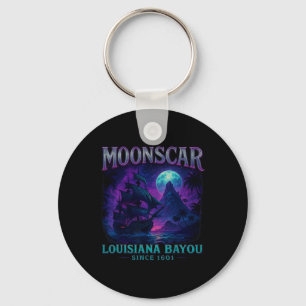 Halloween Zombie Island Moon Island Retro Cartoon Key Ring