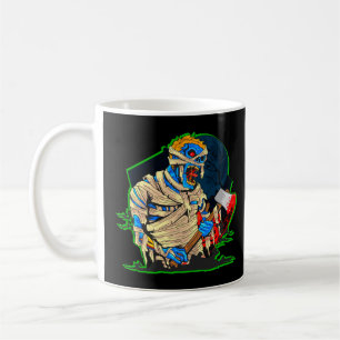 Halloween Zombie Monster Mummy Bandages Blood Axe Coffee Mug