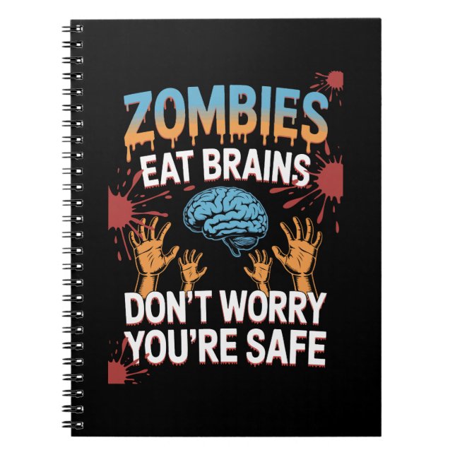 Halloween Zombie Notebook (Front)