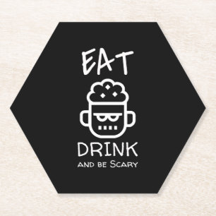 Halloween Zombie              Paper Coaster