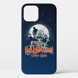 Halloween Zombie Party iPhone 12 Case