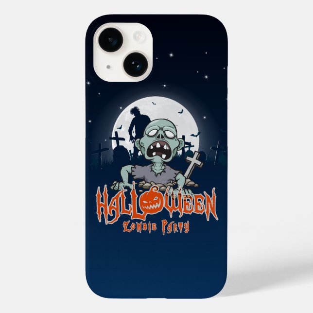 Halloween Zombie Party |  Case-Mate iPhone Case (Back)