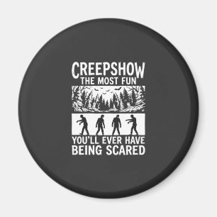 Halloween Zombie Scared Horror Vector Design_1 Magnet