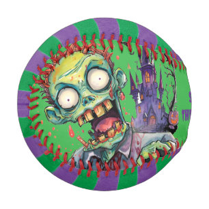 Halloween, Zombie,Scream From The Purple Castle Baseball