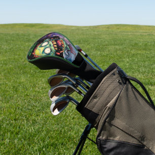 Halloween, Zombie,Scream From The Purple Castle ,  Golf Head Cover