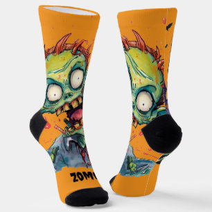 Halloween, Zombie,Scream From The Purple Castle , Socks