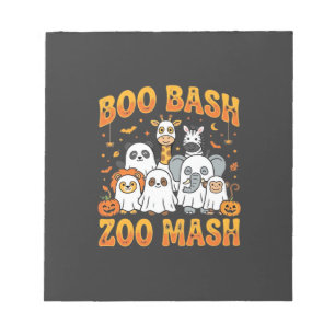 Halloween Zoo Animals Boo Bash Zoo Mash_1 Notepad