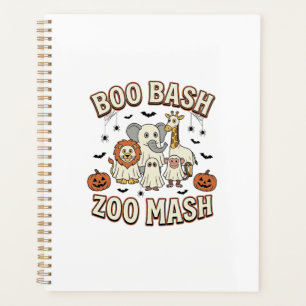 Halloween Zoo Boo Bash Funny Animal Party_1 Planner