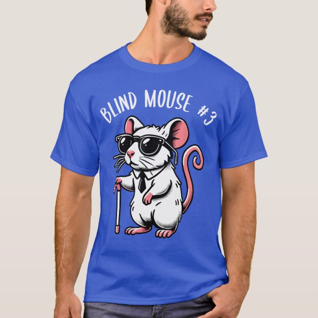 Halloweenhree Blind Mice Costume Adult Kid Blind M T-Shirt (Front)