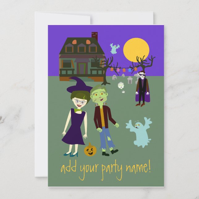 Halloweenies Invite 2 (Front)