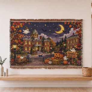 Halloweentown Movie Woven Throw Blanket