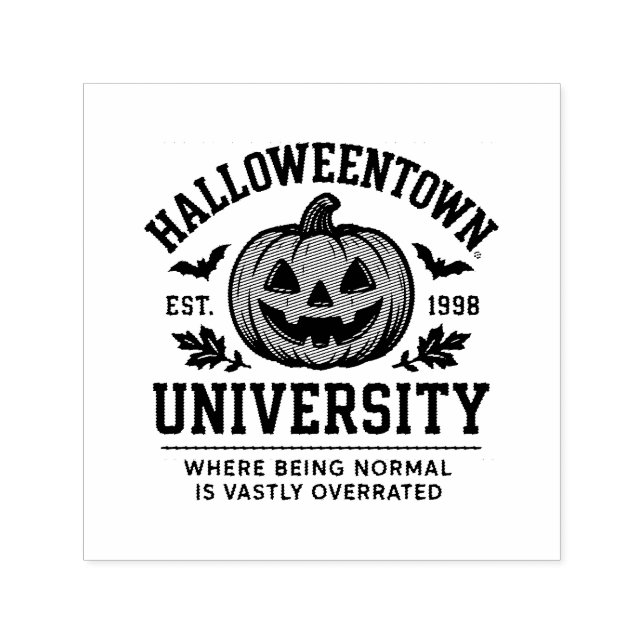 Halloweentown University 1998 Where Being Normal Self-inking Stamp (Design)