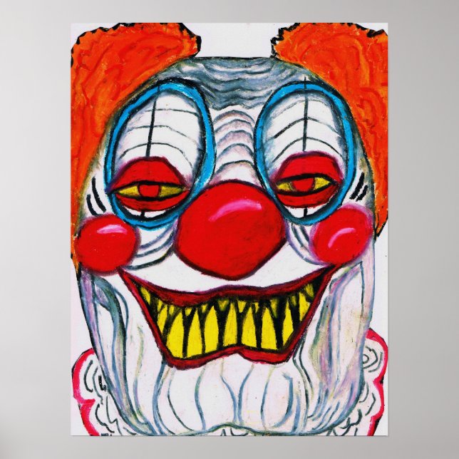 HALLOWEN MONSTER CLOWN poster (Front)