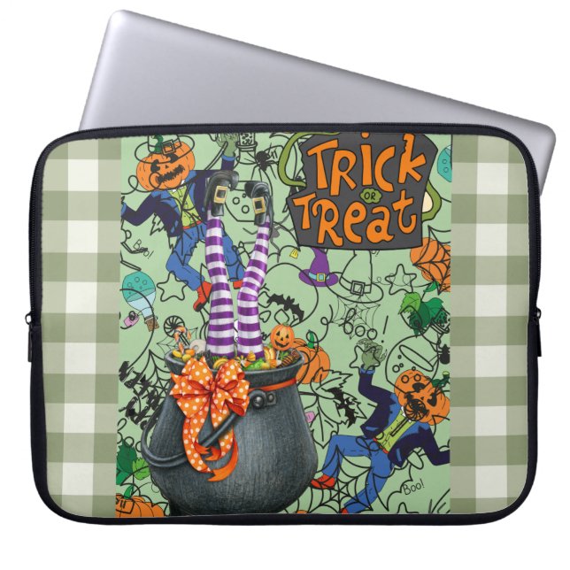 Hallowen, Trick or Treat Electronics Bag (Front)