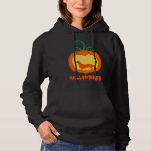 Hallowiener Pumpkin Dachshund Halloween Costume Pe Hoodie
