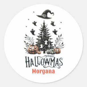 Hallowmas Stickers Halloween Christmas Mashup