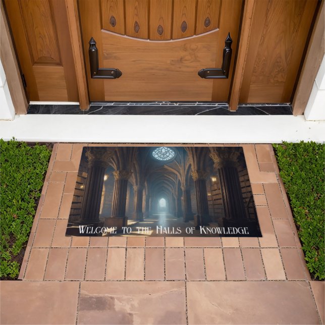 Halls of Ancient Knowledge Doormat (Outdoor)