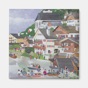Hallstadt Austria 1995 Magnet