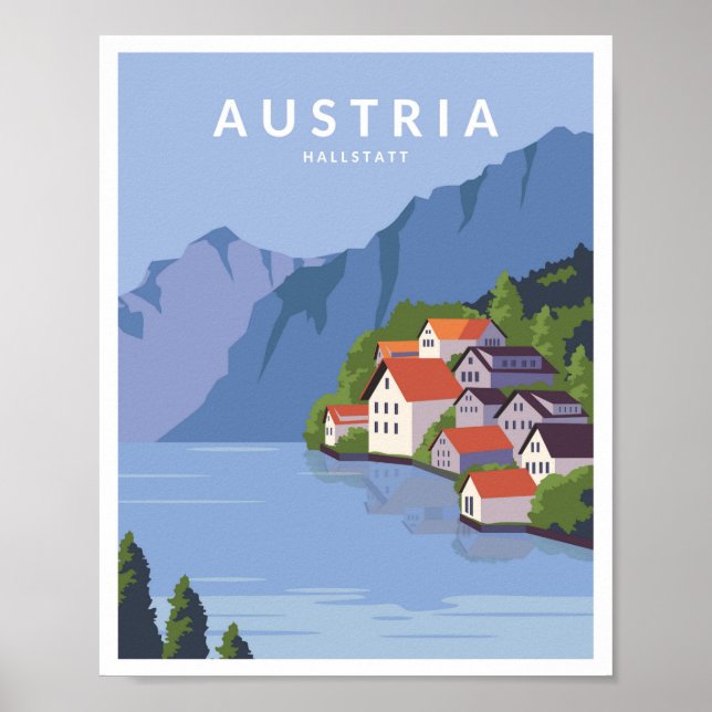 Hallstatt Austria Poster (Front)