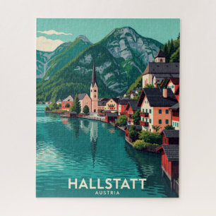 Hallstatt Austria Travel Lake Views Jigsaw Puzzle