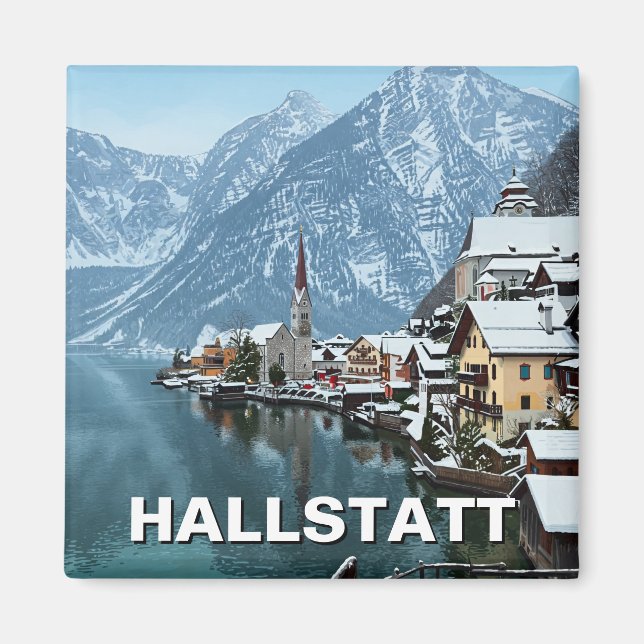 Hallstatt Austria Travel Magnet (Front)