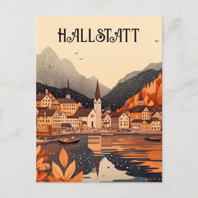 Hallstatt Austria Travel Postcard (Front)