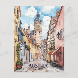 Hallstatt Austria Travel Postcard
