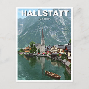 Hallstatt Austria Travel Postcard