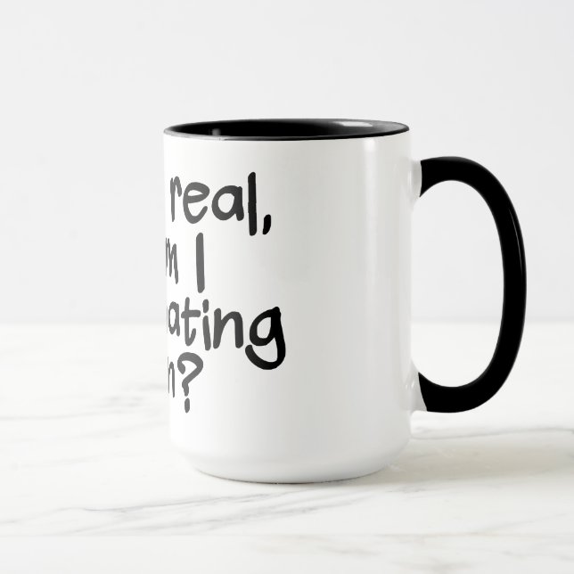 HALLUCINATING mug - choose style & colour (Right)