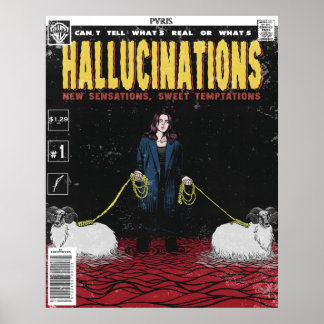 Hallucinations comic cover PVRIS Poster
