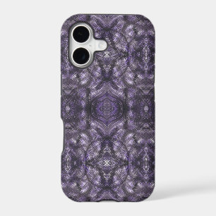 Hallways Dark Purple Abstract Watercolor Art