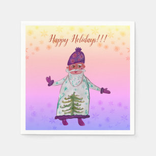 Hally Holidays Santa Claus  Napkins