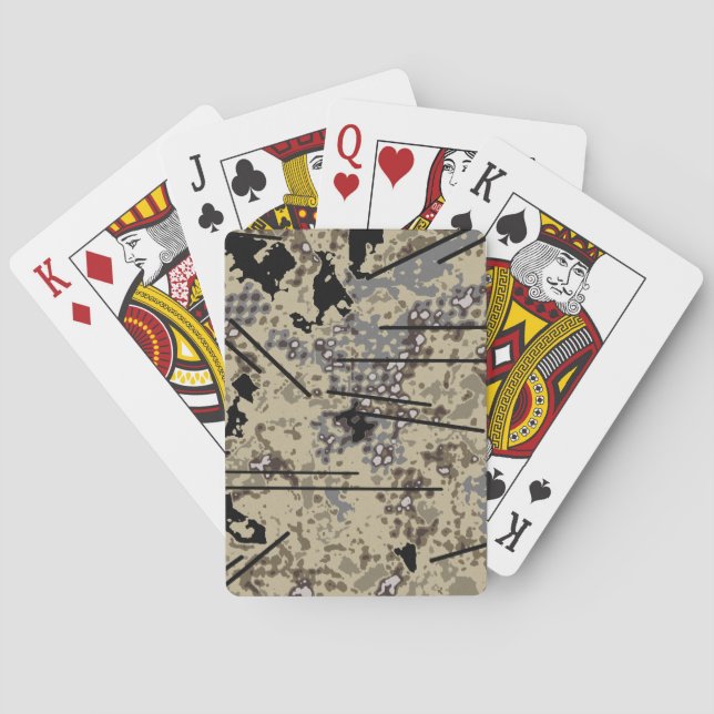 Halo Combat Camo Playing Cards (Back)