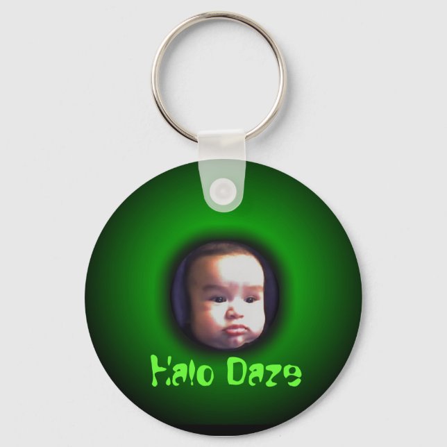 Halo-ed out, Halo Daze Key Ring (Front)