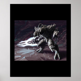 Halo Elite Artwork Energy Sword Poster