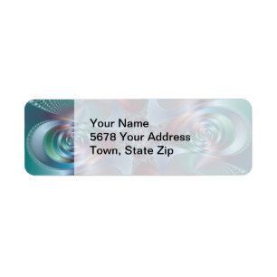 Halo - Fractal Return Address Label