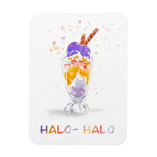Halo Halo Ref Magnet (Vertical)