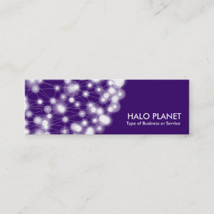 Halo Planet - Deep Purple Mini Business Card