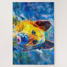 Halo: Portrait of a German Shepherd