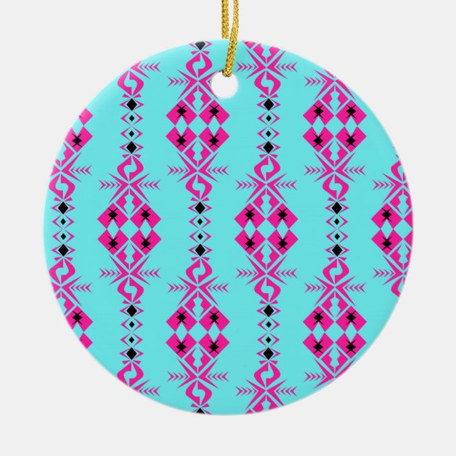 Halona ~ Of Happy Fortune Ceramic Tree Decoration (Front)