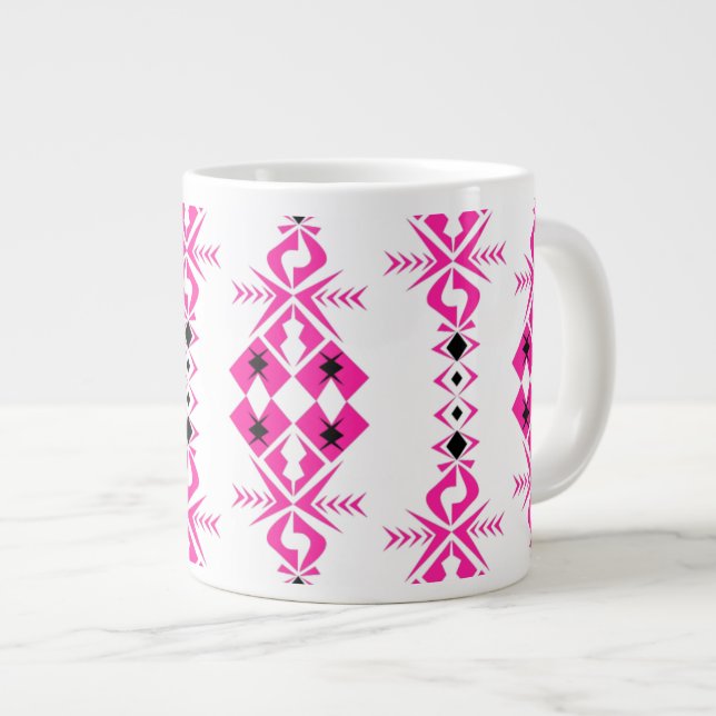 Halona ~ Of Happy Fortune Large Coffee Mug (Front Right)