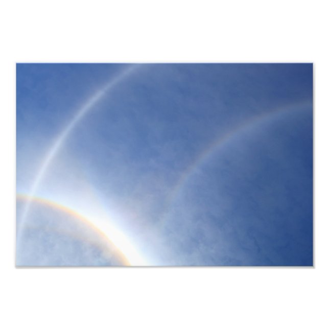 Halos around the sun photo print (Front)