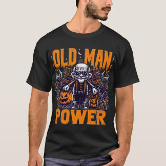 haloween old man power T-Shirt