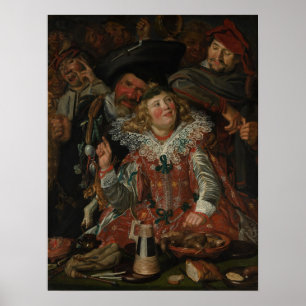 Hals - Merrymakers At Shrovetide Poster