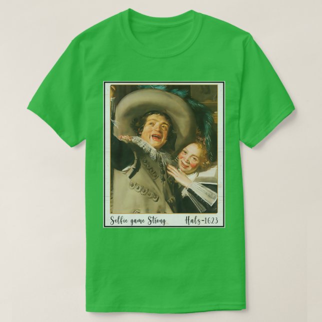 Hals Selfie game meme T-Shirt (Design Front)